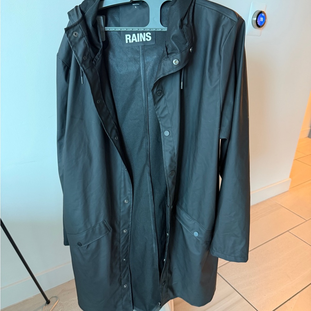 Rains Charcoal Waterproof Jacket
